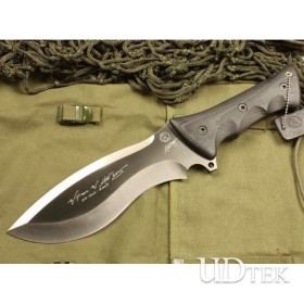 OEM CHRIS REEVE DEADLY AVENGERS HAND SIGN VERISION FIXED BLADE HUNTING KNIFE UDTEK00593